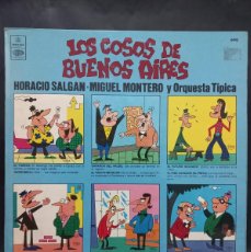 Discos de vinilo: HORACIO SALGAN, MIGUEL MONTERO - LOS COSOS DE BUENOS AIRES / TON-1075 - PRIMERA PRENSA - 1973