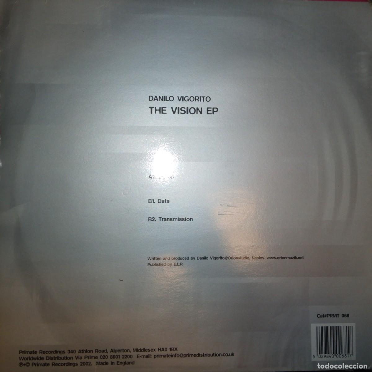 Discos de vinilo: TECHNO E.P. 12&rdquo; - DANILO VIGORITO - THE VISION E.P. (2002 UK) - Foto 2