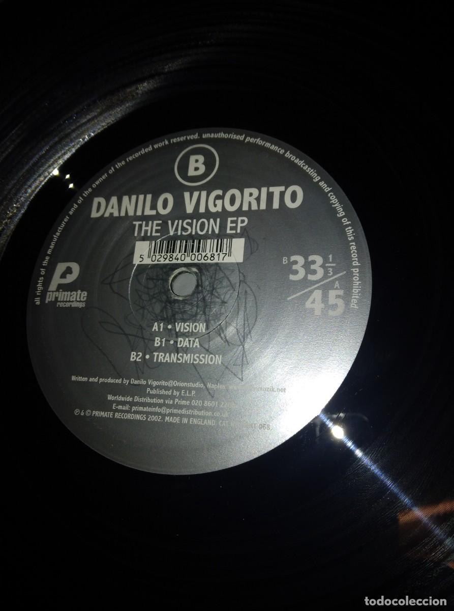 Discos de vinilo: TECHNO E.P. 12&rdquo; - DANILO VIGORITO - THE VISION E.P. (2002 UK) - Foto 3