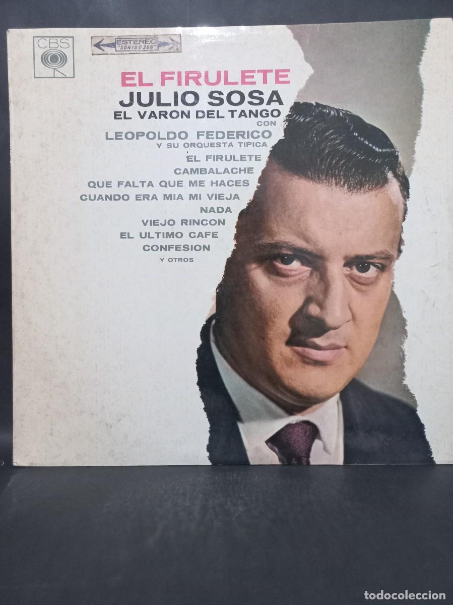Discos de vinilo: JULIO SOSA - EL FIRULETE / 18457 - CON INSERT - Foto 1