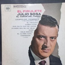 Discos de vinilo: JULIO SOSA - EL FIRULETE / 18457 - CON INSERT