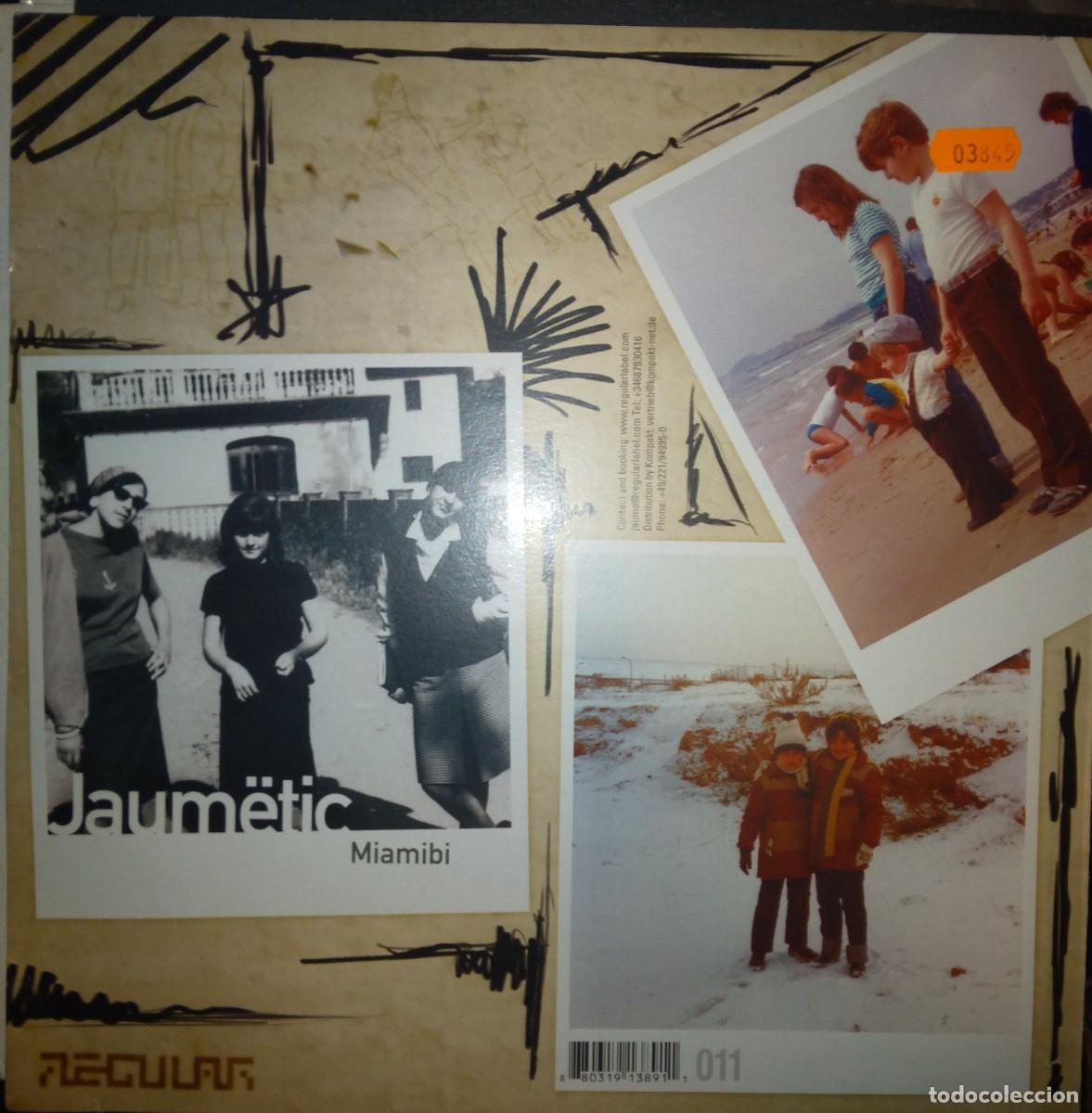 Discos de vinilo: MAXI SINGLE 12&rdquo; - JAUM&Euml;TIC - MIAMIBI (SPAIN 2004 deep tech house) - Foto 2