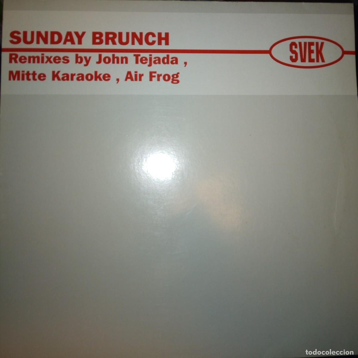 Discos de vinilo: TECHNO MAXI E.P. 12&rdquo; - SUNDAY BRUNCH - REMIXES (2003 Sweden) - Foto 1