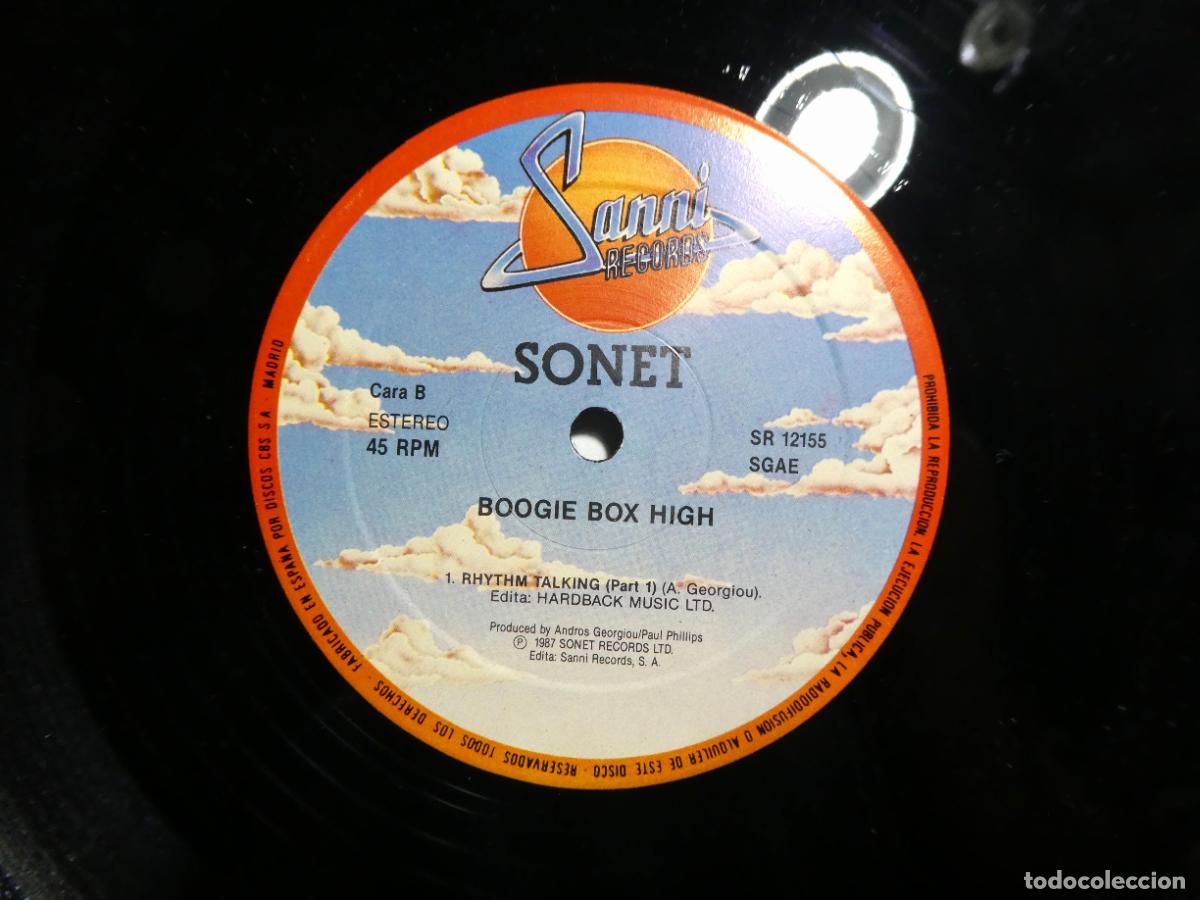 Discos de vinilo: Boogie Box High - Jive Talkin 1987 - Foto 3