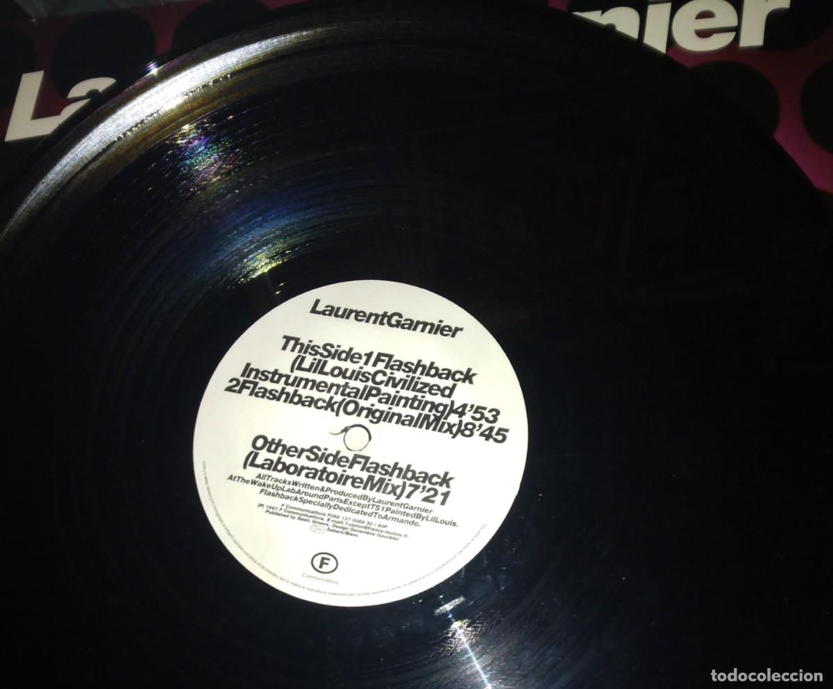 Discos de vinilo: TECHNO MAXI E.P. 12&rdquo; - LAURENT GARNIER - FLASHBACK (1997 FR techno acid house) - Foto 4