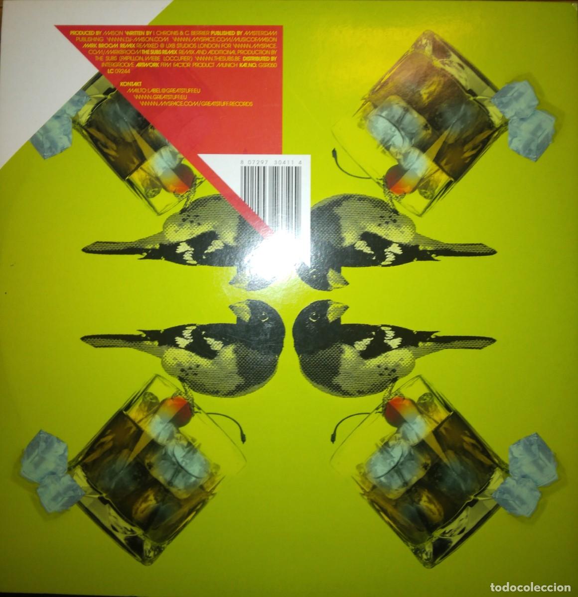 Discos de vinilo: MAXI E.P. 12&rdquo; - MASON - QUARTER (2007 GER electro tech house KILLER!!!) - Foto 2