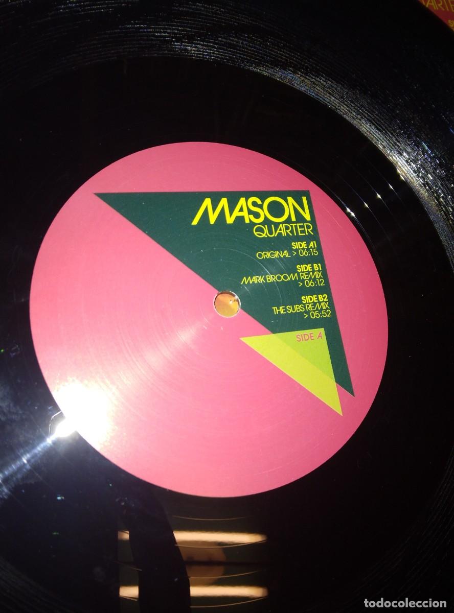 Discos de vinilo: MAXI E.P. 12&rdquo; - MASON - QUARTER (2007 GER electro tech house KILLER!!!) - Foto 3