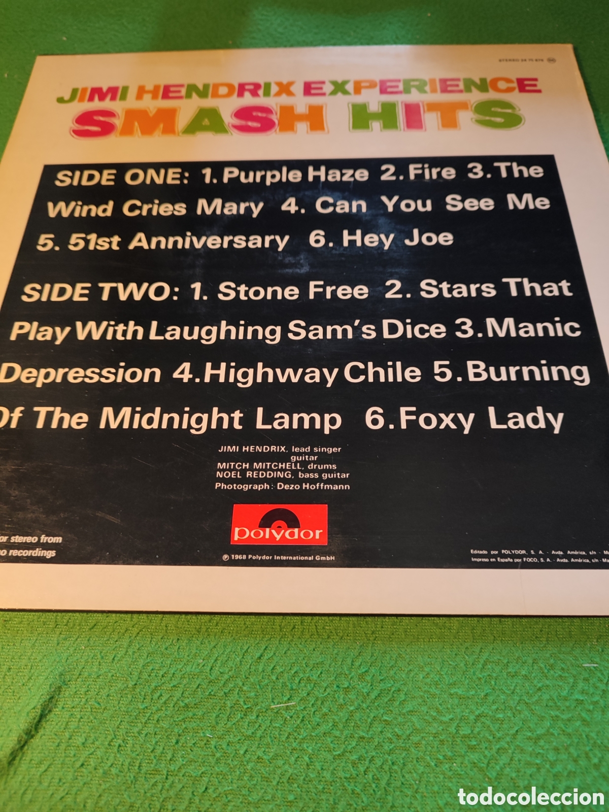Discos de vinilo: Jimi Hendrix Experience - Smash hits - Foto 2