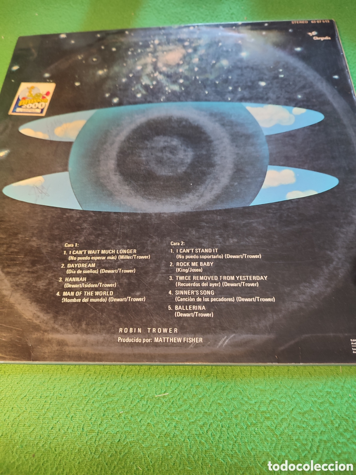 Discos de vinilo: Robin Trower - Twice removed from yesterday - Foto 2