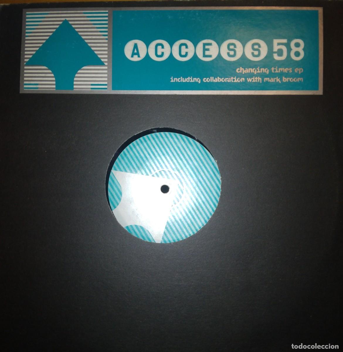 Discos de vinilo: TECHNO MAXI SINGLE 12&rdquo; - ACCESS 58 - CHANGING TIMES EP (2000 UK) - Foto 1