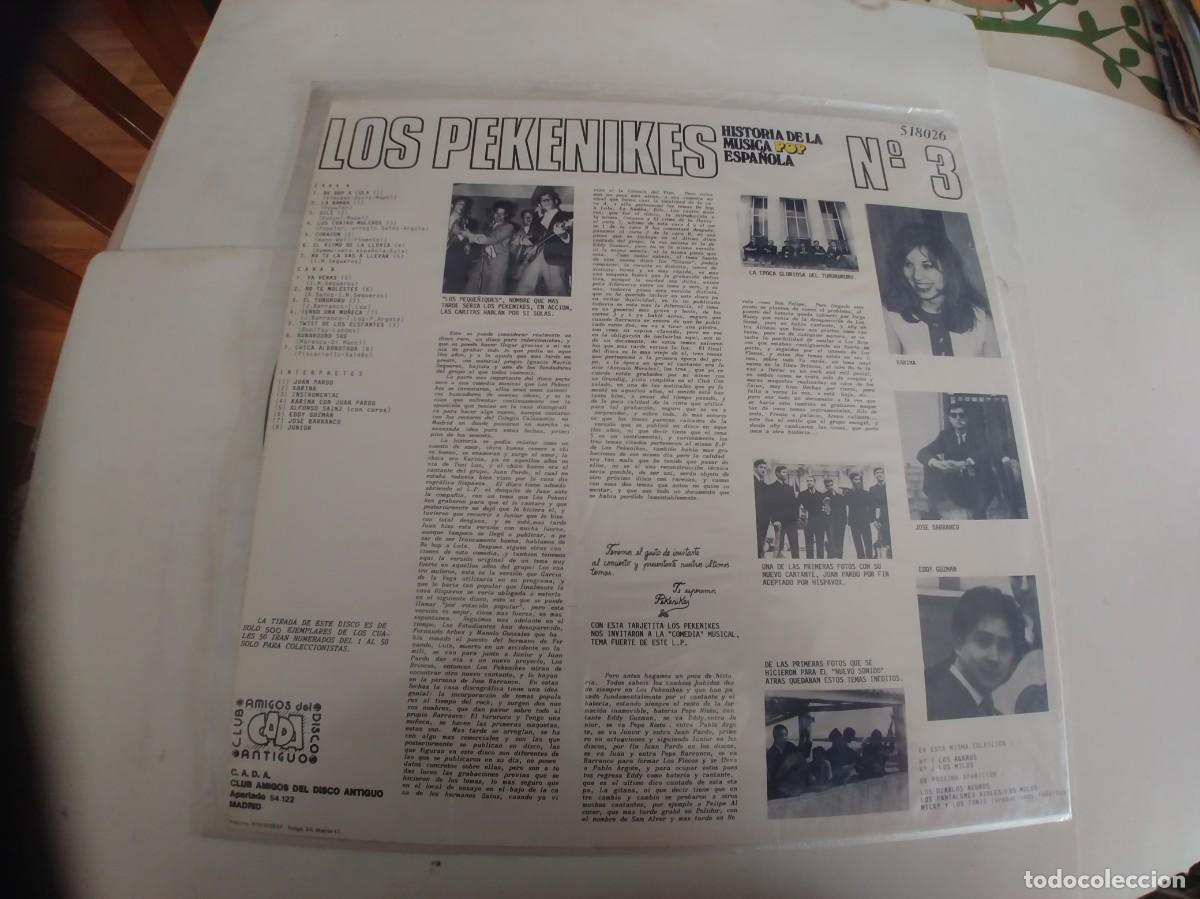 Discos de vinilo: LOS PEKENIKES-LP PRIMERA EPOCA-NUEVO - Foto 2