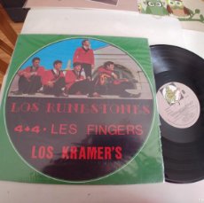 Discos de vinilo: LOS RUNESTONES 4 + LES FINGERS LOS KRAMER´S-LP NUEVO