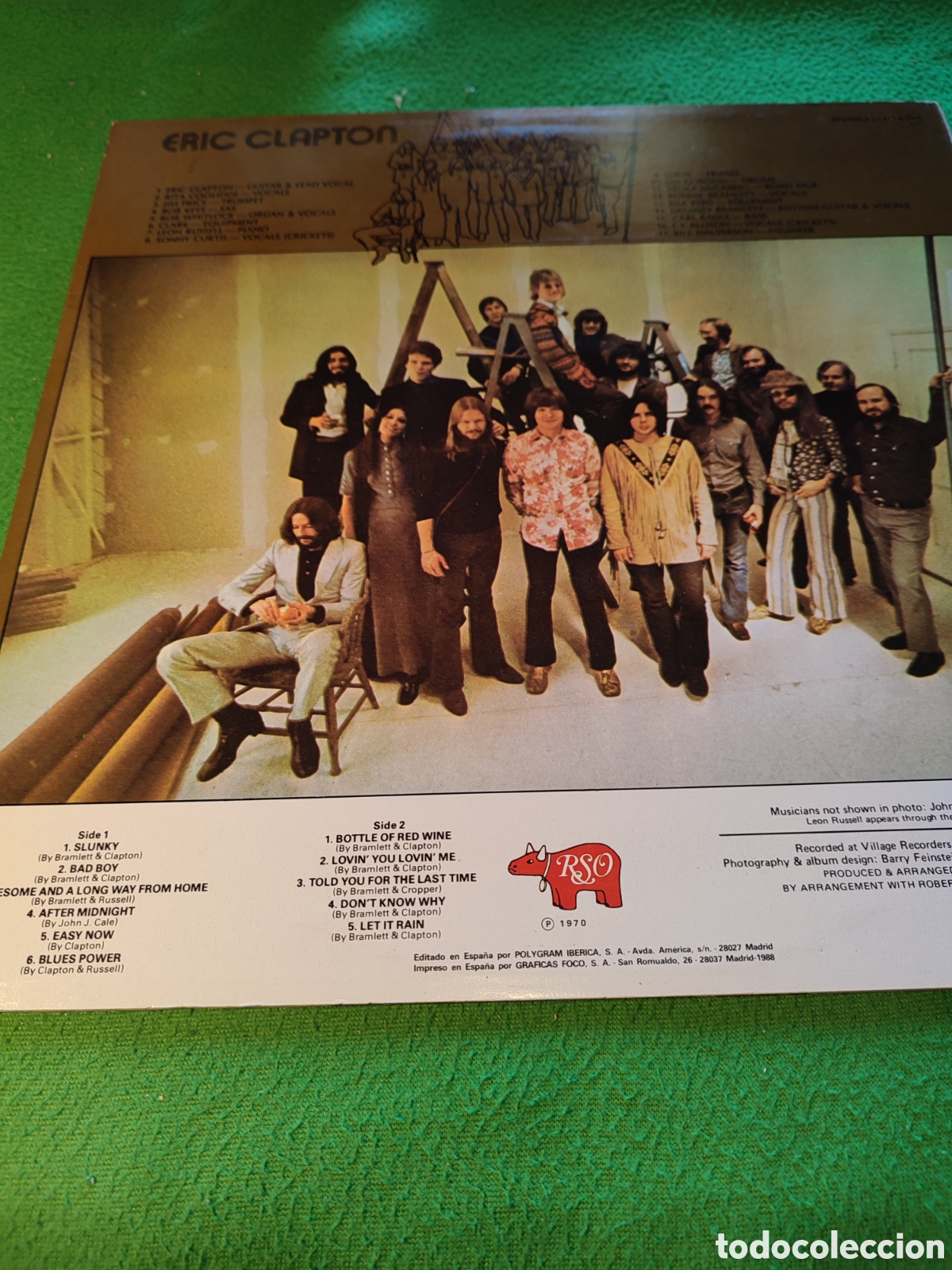 Discos de vinilo: Eric Clapton - Same Vinilo Lp - Foto 2