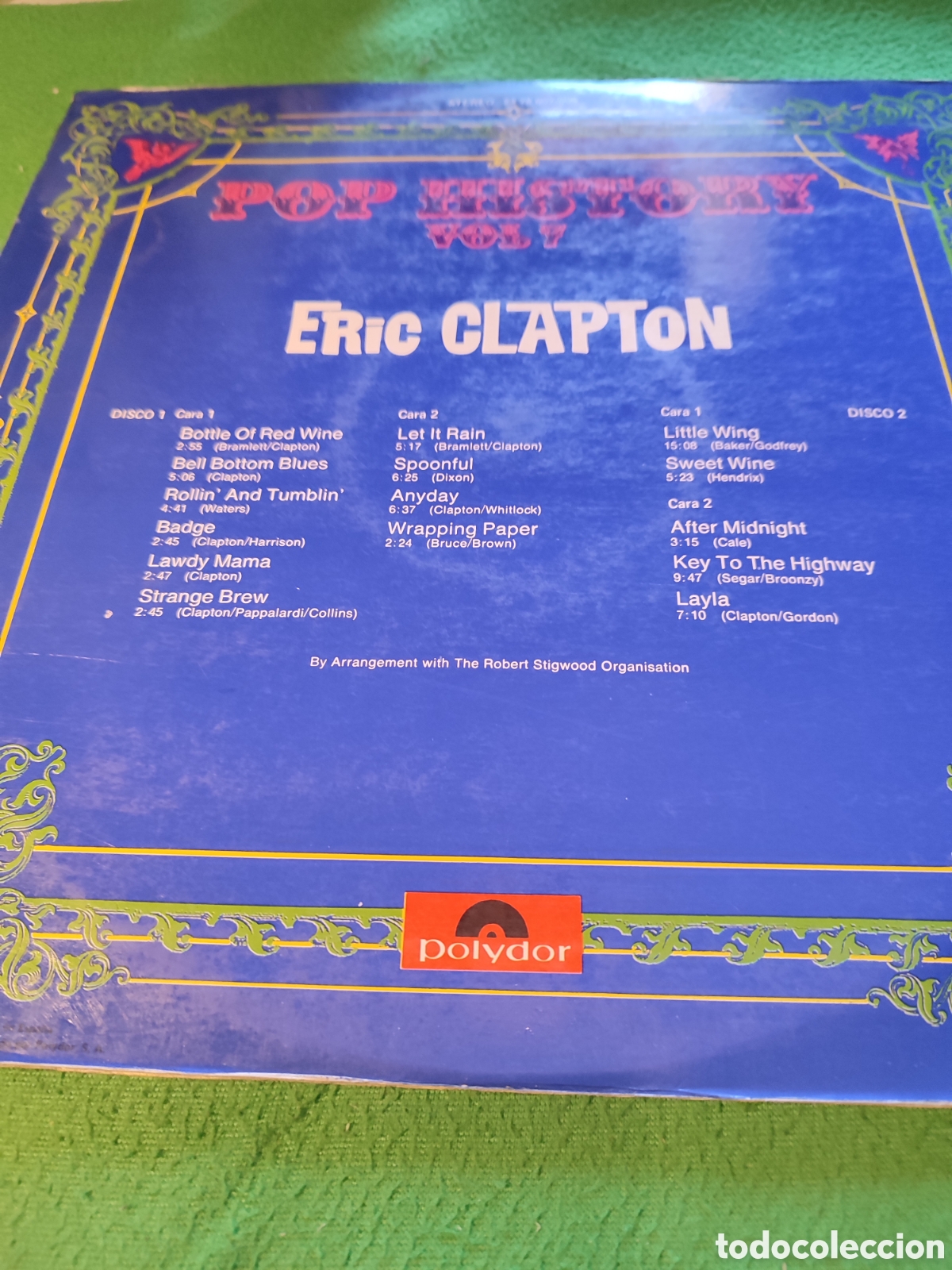 Discos de vinilo: Eric Clapton - Pop History Vol 7 2Lps - Foto 3