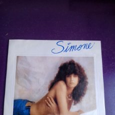 Discos de vinilo: SIMONE ‎– PAO E POESIA - SG EPIC 1983 - BRASIL POP, SEXY COVER - SIN USO