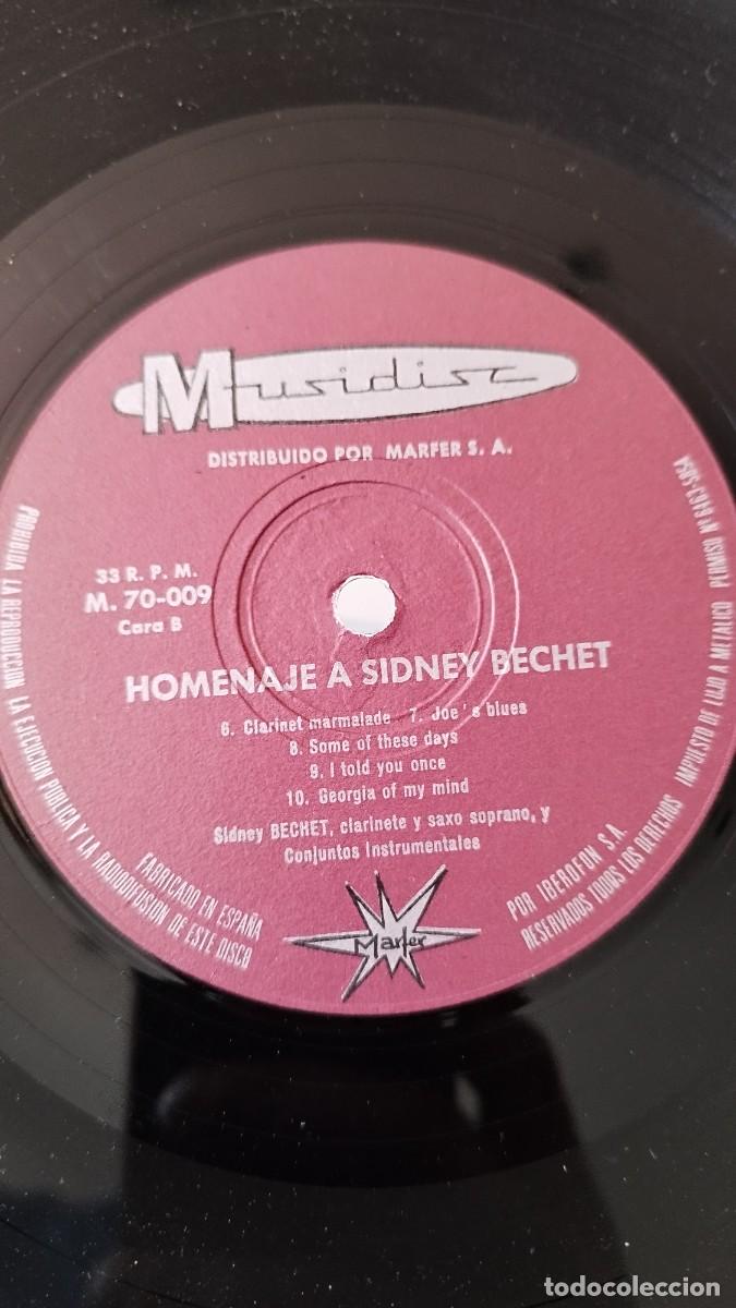 Discos de vinilo: Sidney Bechet &ndash;Homenaje a Sidney Bechet.Lp - Foto 2