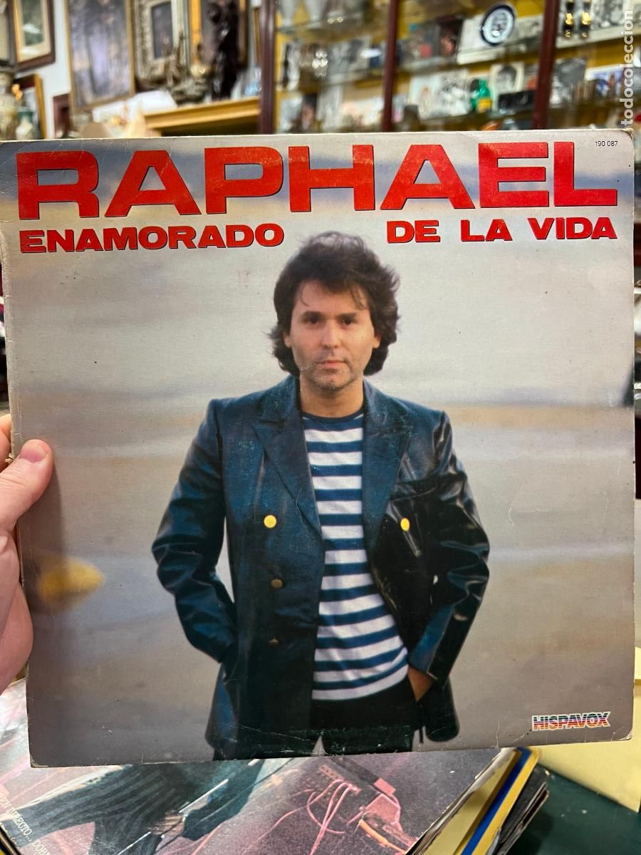 Discos de vinilo: LP RAPHAEL - ENAMORADO DE LA VIDA - Foto 1