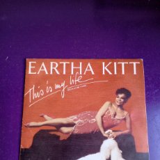 Discos de vinilo: EARTHA KITT – THIS IS MY LIFE = ESTA ES MI VIDA - SG RCA 1986 - DISCO ELECTRONICA 80'S , SIN APENAS