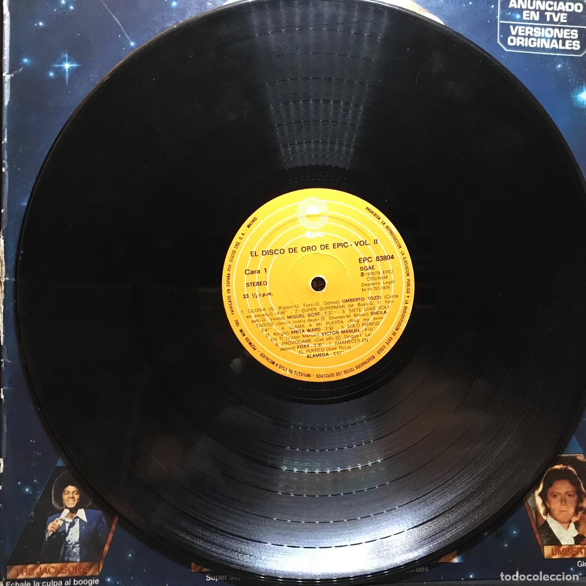 Discos de vinilo: Various ● Epic2 Presenta El Disco De Oro ● Vinyl, LP, Compilation 1979 - Foto 2
