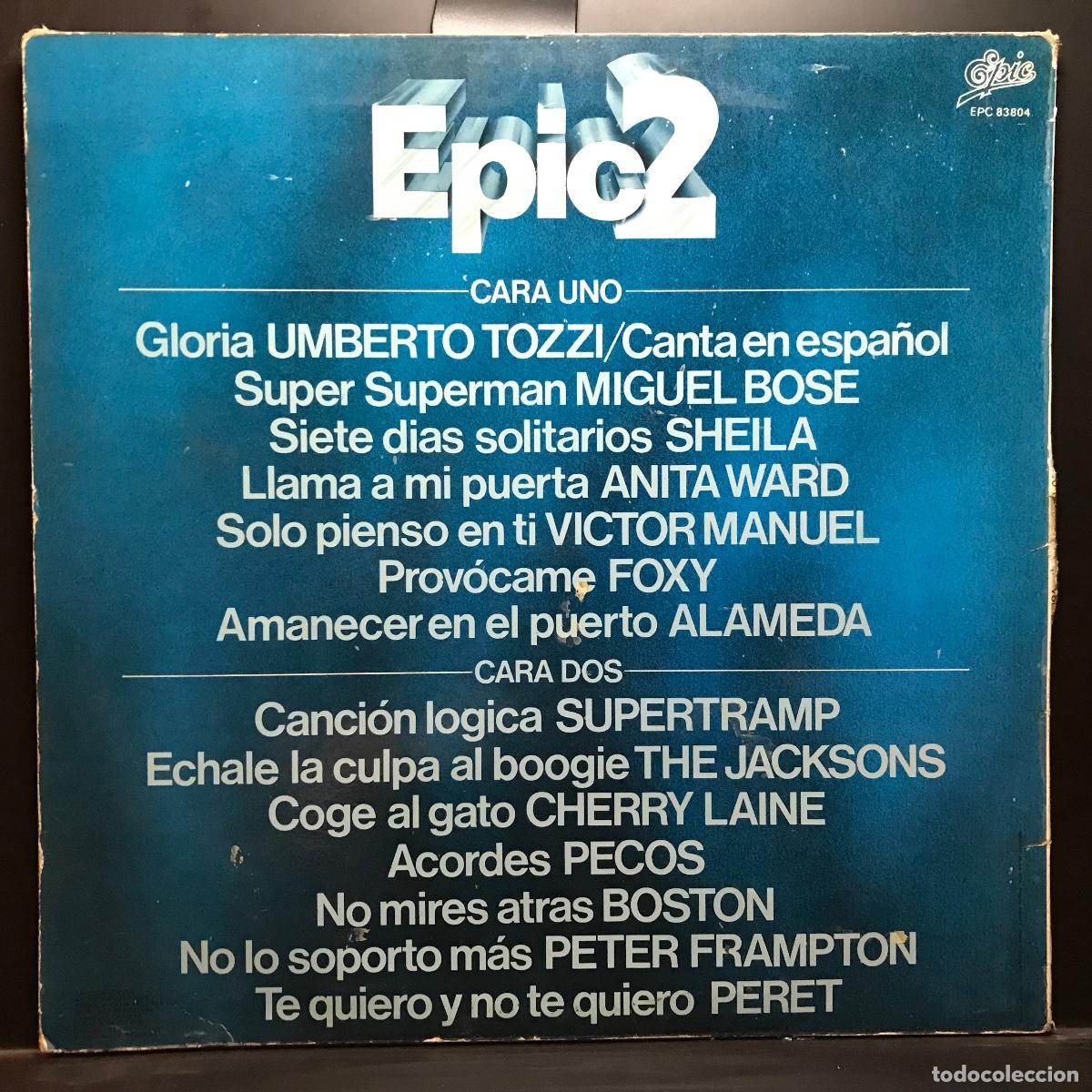 Discos de vinilo: Various ● Epic2 Presenta El Disco De Oro ● Vinyl, LP, Compilation 1979 - Foto 6