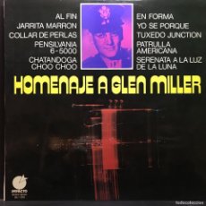 Discos de vinilo: MEMPHIS MAKER Y ORQUESTA ● HOMENAJE A GLENN MILLER ● VINYL, LP, REISSUE 1976