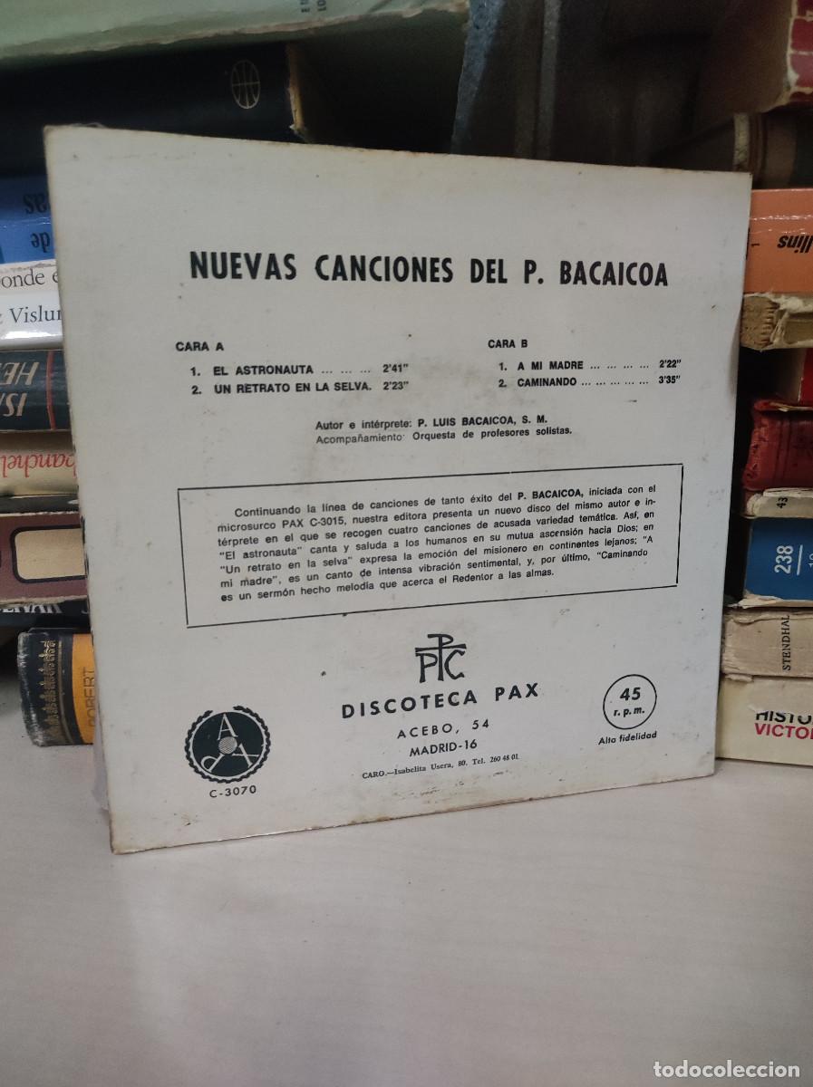 Discos de vinilo: P. Bacaicoa &ndash; Nuevas Canciones De P. Bacaicoa - Foto 2
