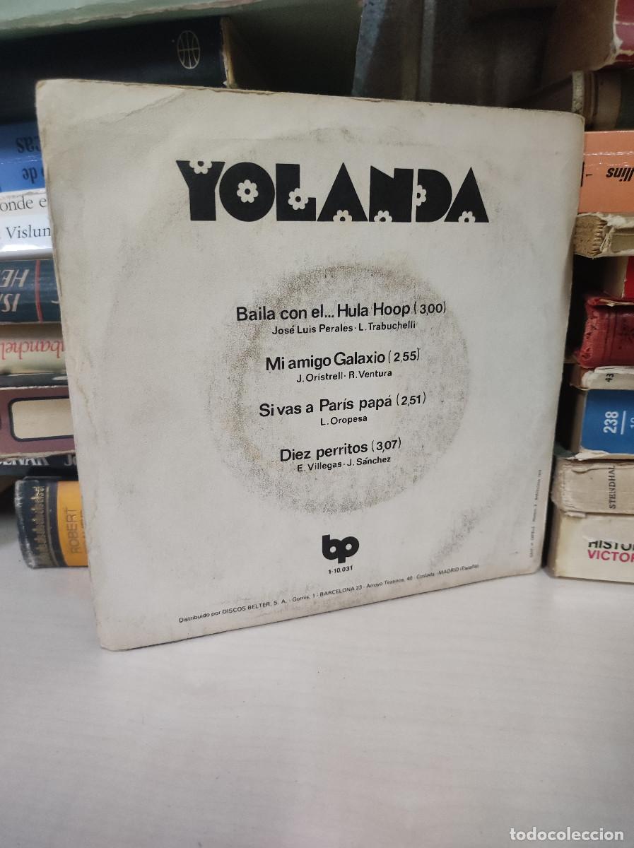 Discos de vinilo: Yolanda &ndash; Baila Con El...Hula Hoop - Foto 2