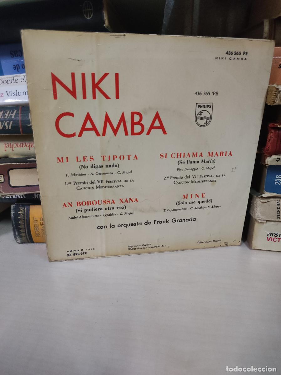 Discos de vinilo: Niki Camba &ndash; Mi Les Tipota = No Digas Nada - Foto 2