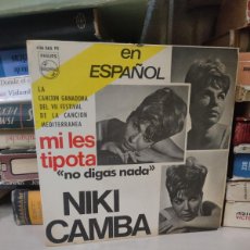 Discos de vinilo: NIKI CAMBA – MI LES TIPOTA = NO DIGAS NADA