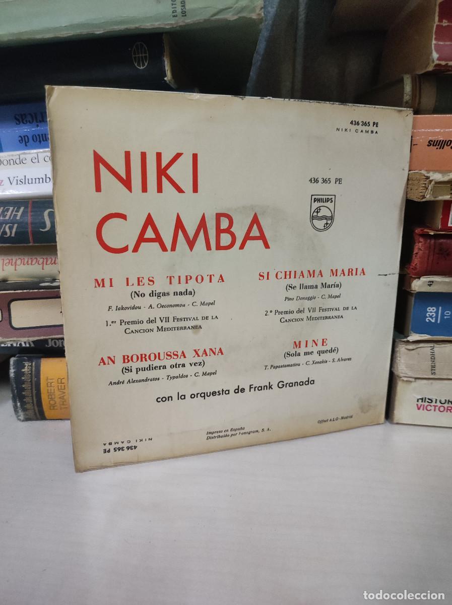 Discos de vinilo: Niki Camba &ndash; Mi Les Tipota = No Digas Nada - Foto 2