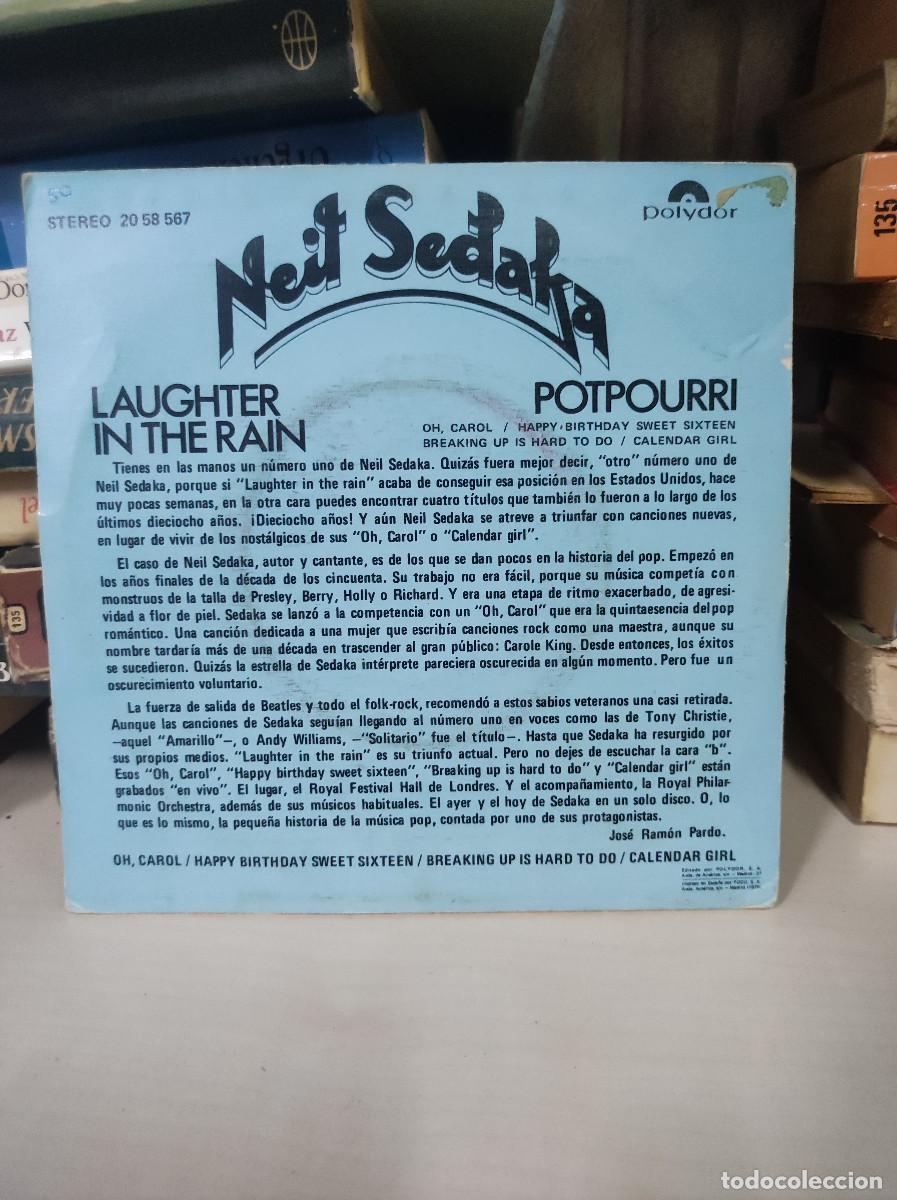Discos de vinilo: Neil Sedaka &ndash; Laughter In The Rain - Foto 2