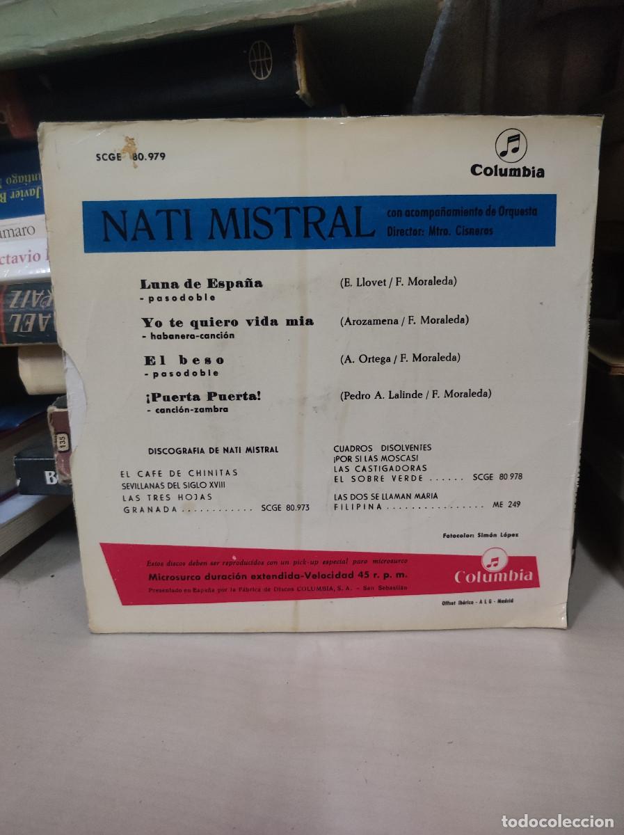 Discos de vinilo: Nati Mistral &ndash; Luna De Espa&ntilde;a - Foto 2