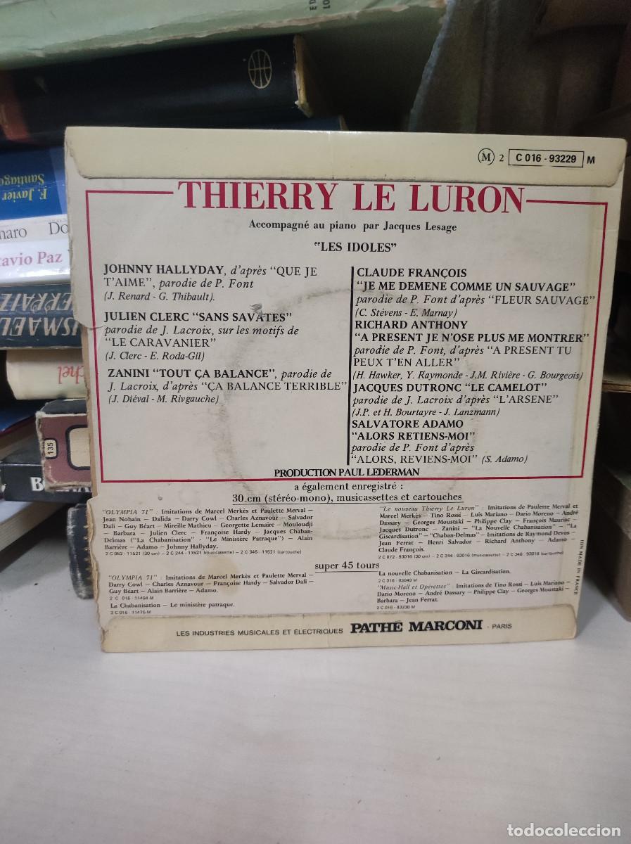 Discos de vinilo: Thierry Le Luron &ndash; Les Idoles - Foto 2