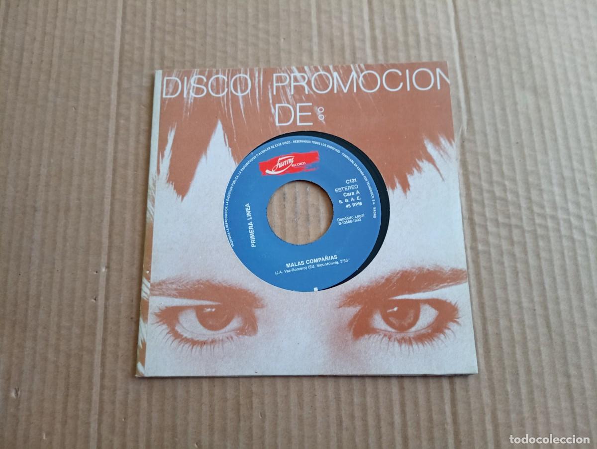 Discos de vinilo: PRIMERA LINEA - MLAS COMPA&Ntilde;IAS SINGLE PROMOCIONAL 1990 - Foto 1