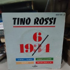 Discos de vinilo: TINO ROSSI 6/1934 VIENI MARIA