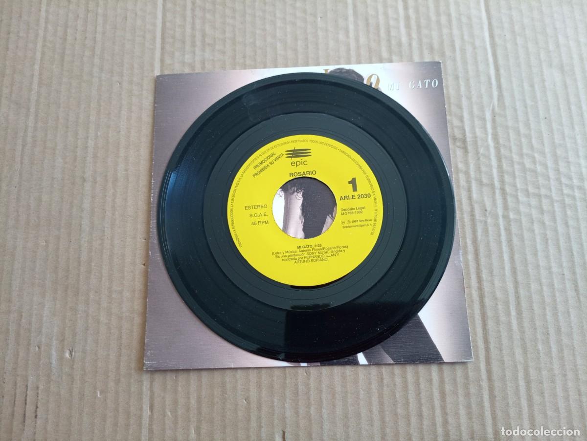 Discos de vinilo: ROSARIO - MI GATO SINGLE 1992 - Foto 2