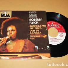 Discos de vinilo: ROBERTA FLACK - KILLING ME SOFTLY WITH HIS SONG - SINGLE - 1973 - VERSIONADO POR THE FUGGES