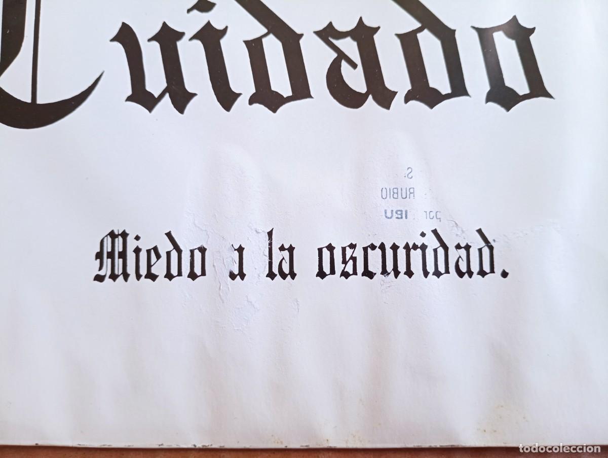 Discos de vinilo: CUIDADO CUIDADO - MIEDO A LA OSCURIDAD SINGLE 1988 - Foto 2