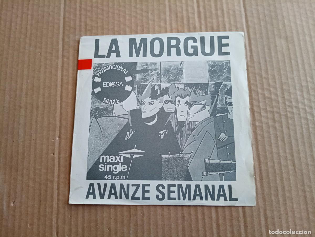 Discos de vinilo: LA MORGUE - AVANZE SEMANAL SINGLE 1982 - Foto 1