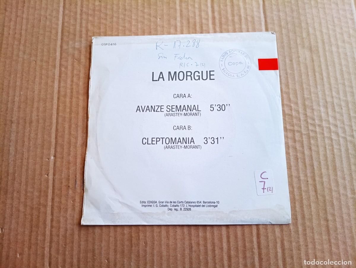 Discos de vinilo: LA MORGUE - AVANZE SEMANAL SINGLE 1982 - Foto 3