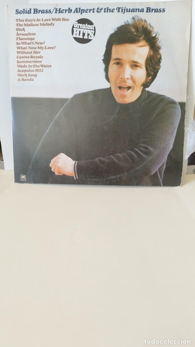 Discos de vinilo: Herb Alpert & The Tijuana Brass &ndash; Solid Brass (Greatest Hits).Lp - Foto 1