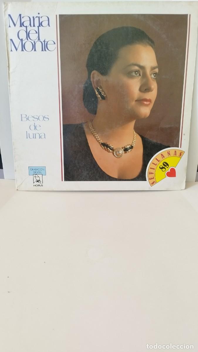 Discos de vinilo: Mar&iacute;a del Monte,Besos de Luna .Lp - Foto 1