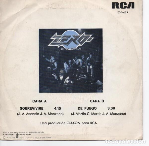 Discos de vinilo: Zero &ndash; Sobrevivire - Foto 2