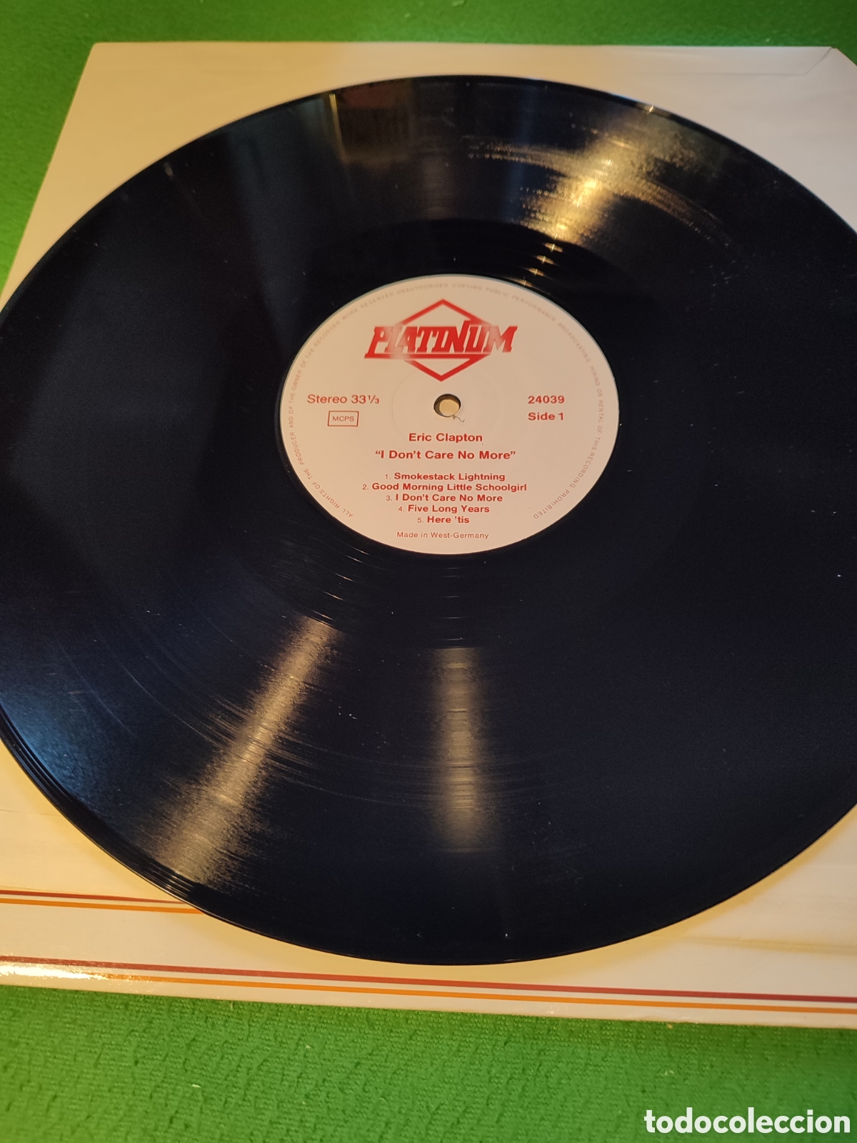 Discos de vinilo: Eric Clapton - I dont care no more - Foto 3