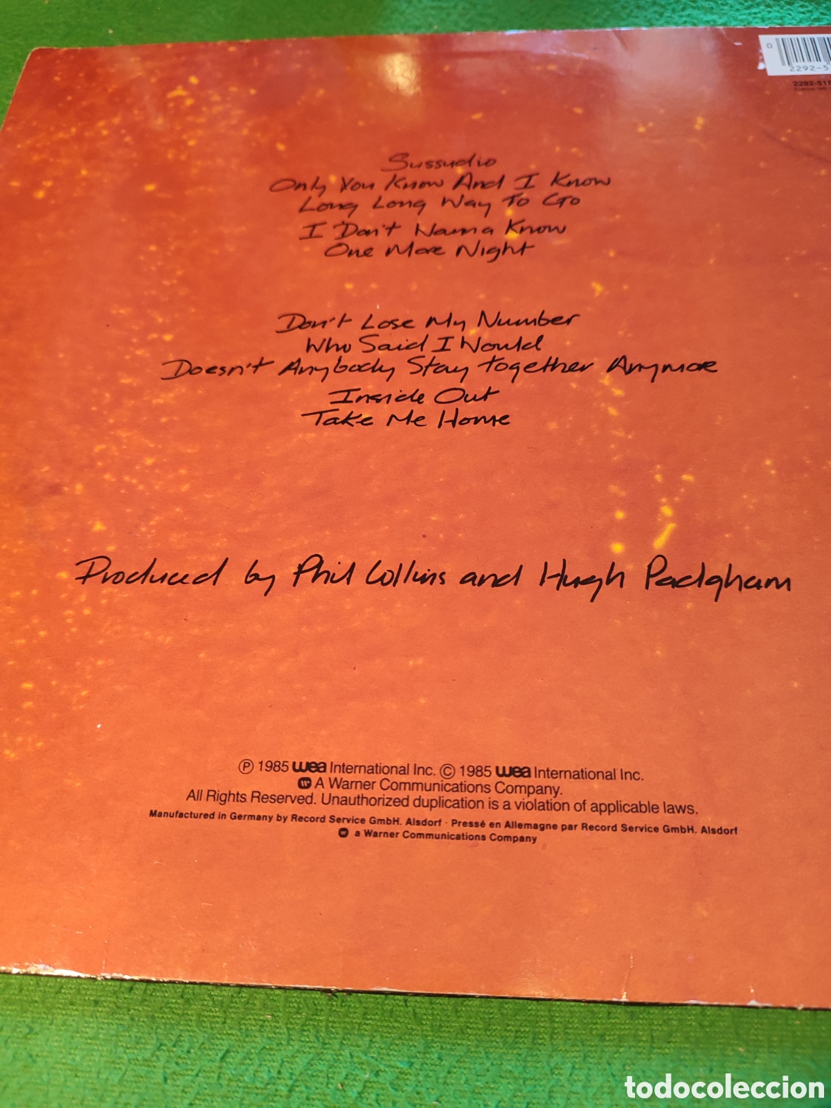 Discos de vinilo: Phil Collins - No jacket required - Foto 2