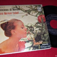 Discos de vinilo: CORO NORMAN LUBOFF CANCIONES DE NAVIDAD.DIOS OS CONSERVE ALEGRES ++ EP 7'' 1959 PHILIPS ESPAÑA SPAIN