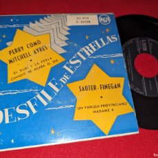 Discos de vinilo: PERRY COMO + MITCHELL AYRES + SAUTER FINEGAN DESFILE DE ESTRELLAS EP 7'' 195? RCA ESPAÑA SPAIN