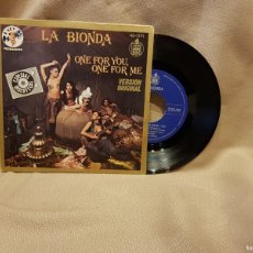 Discos de vinilo: LA BIONDA - ONE FOR YOU, ONE FOR ME