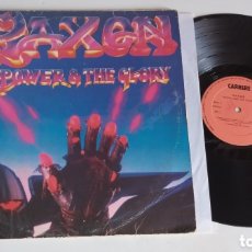 Discos de vinilo: LP-SAXON-POWER & THE GLORY-SPAIN-1983-
