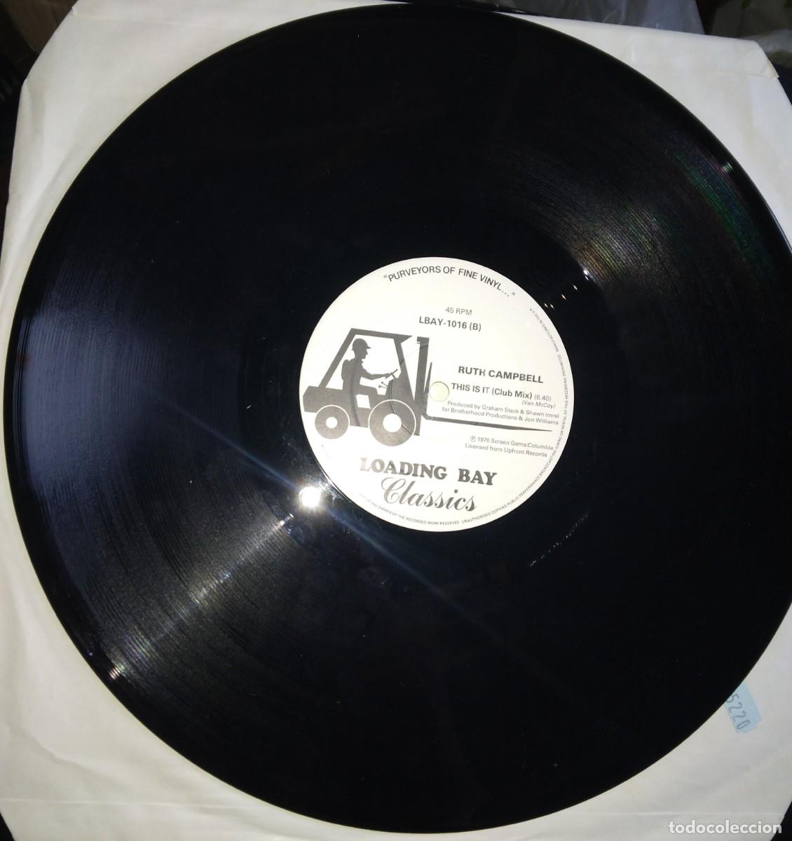 Discos de vinilo: MAXI SINGLE SPLIT 12&rdquo; - MYSTIC Ritmo de La Noche / RUTH CAMPBELL This Is It - Foto 4